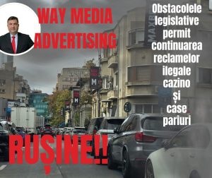 Way Advertise Production SRL și controversele publicității neautorizate în București: Impactul bannerelor pentru cazinouri și pariuri